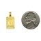 14K Yellow Gold Mile 0 Key West Mile Marker Charm Jewerly 20mm x 10mm